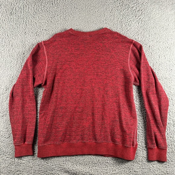 Iron and Resin Logo Sweatshirt Mens Large‎ Red Pullover Crew Neck Made in USA - Picture 5 of 10